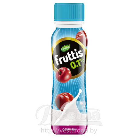 FRUTTIS Light 0,1% - cherry 285g yoghurt drink